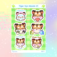 Image 9 of Bear Mood Sticker Sheets