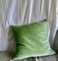 Image 4 of 518 - EAST END GREENS - hand dyed velvet with linen back