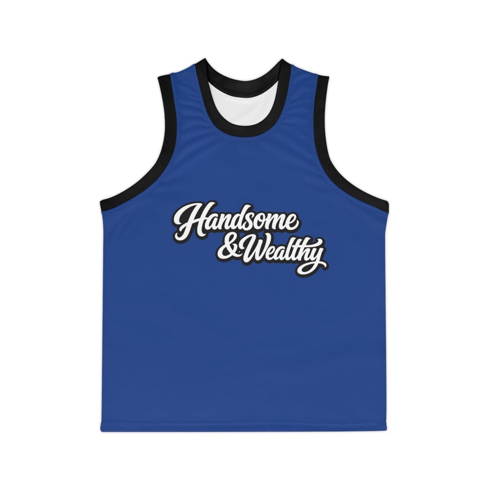 Image of Handsome & Wealthy Basketball Jersey