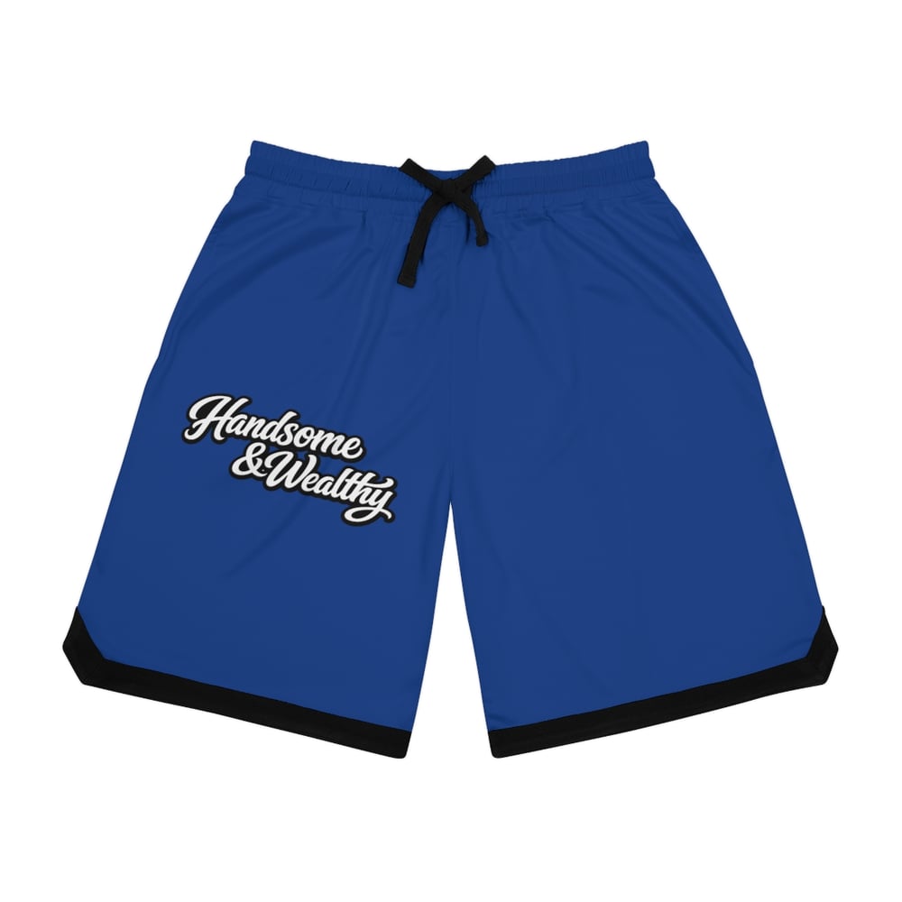Image of Handsome & Wealthy Basketball Shorts — Men's Athletic Rib Shorts