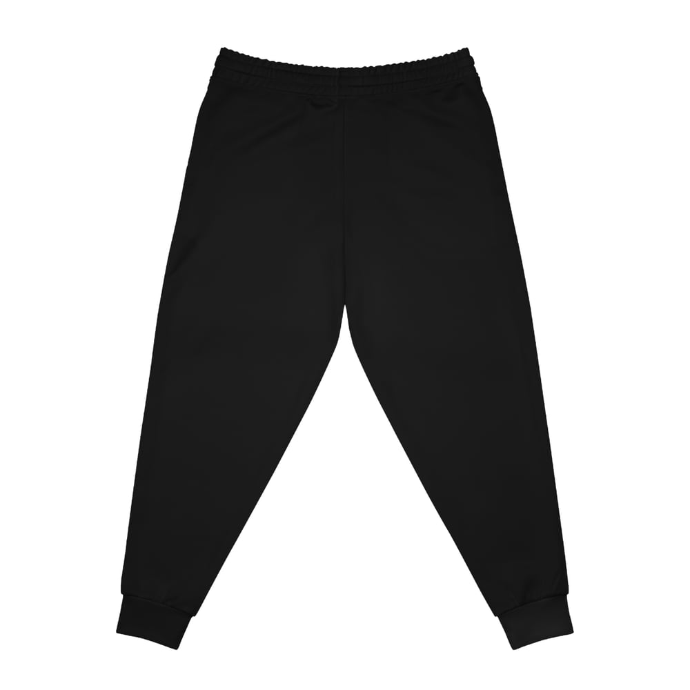Image of Joggers — "Handsome & Wealthy" Script Athletic Sweatpants