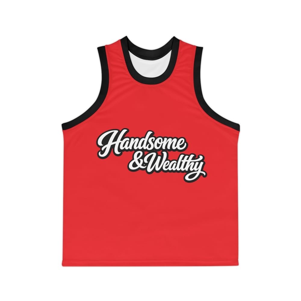 Image of Handsome & Wealthy Basketball Jersey-c702d3aa