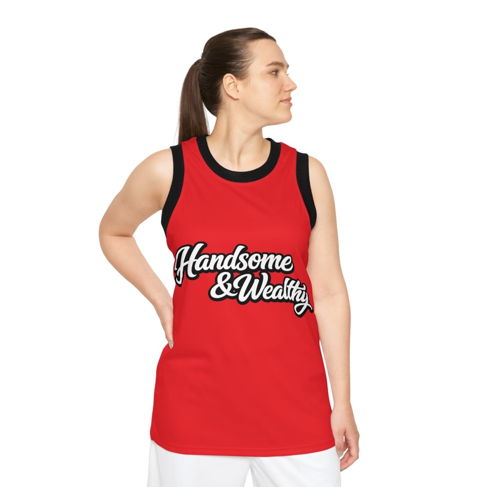 Image of Handsome & Wealthy Basketball Jersey-c702d3aa