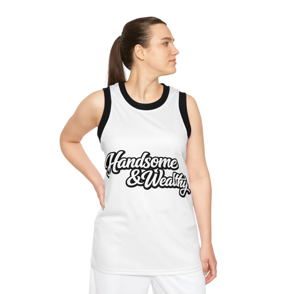 Image of Handsome & Wealthy Basketball Jersey-fd3e5859