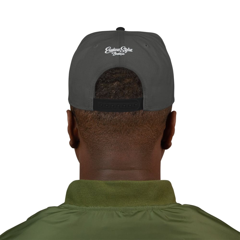 Image of Handsome & wealthy Embrace Wealthy Embroidered Snapback Hat