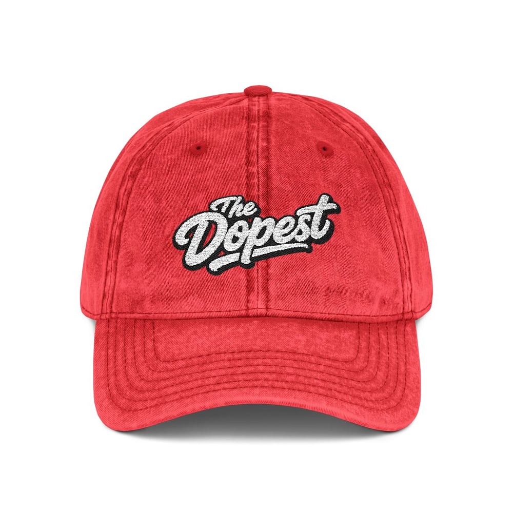 Image of Vintage Embroidered Cap — "The Dopest" Retro Baseball Hat
