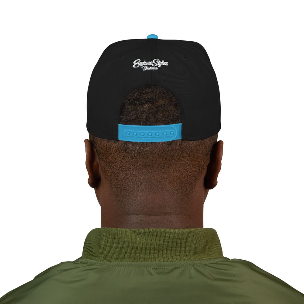 Image of Handsome & wealthy Embrace Wealthy Embroidered Snapback Hat