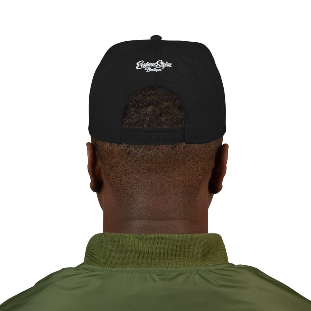 Image of Handsome & wealthy Embrace Wealthy Embroidered Snapback Hat