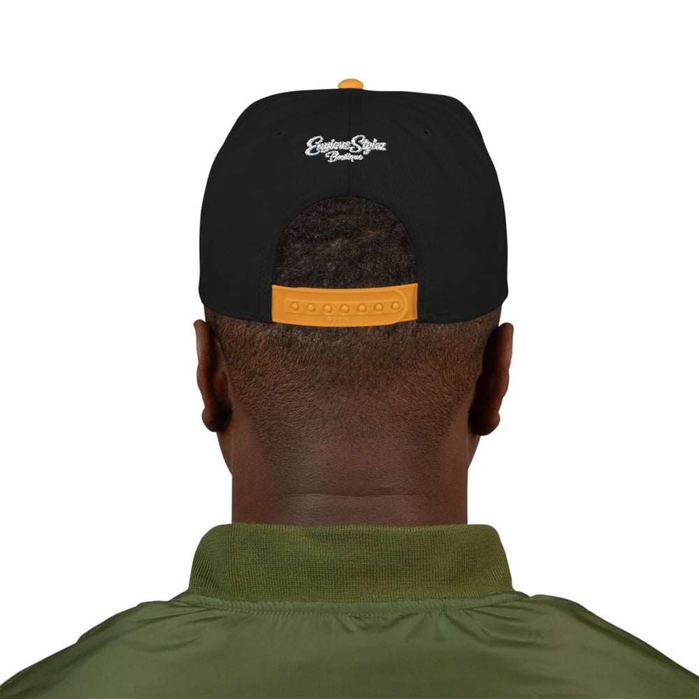 Image of Handsome & wealthy Embrace Wealthy Embroidered Snapback Hat