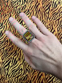 Image 1 of Sterlingsilber Ring mit Tigerauge