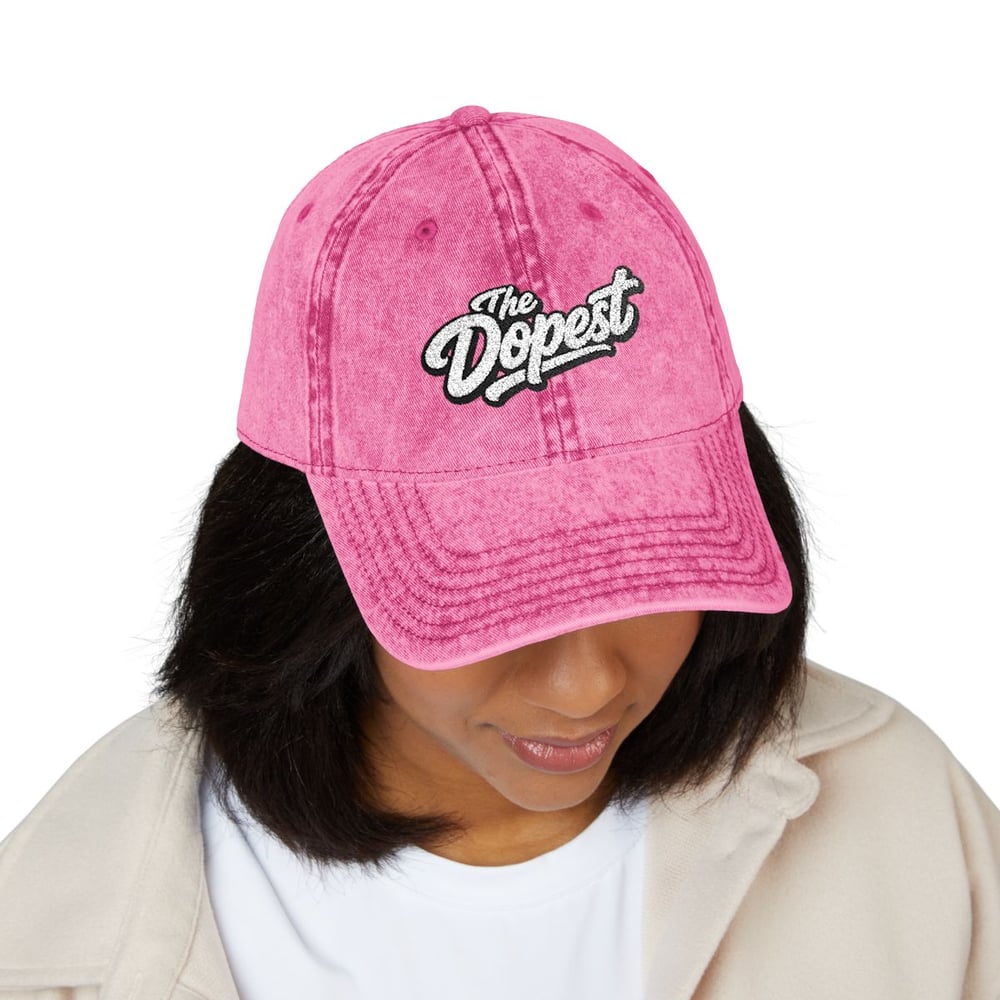 Image of Vintage Embroidered Cap — "The Dopest" Retro Baseball Hat