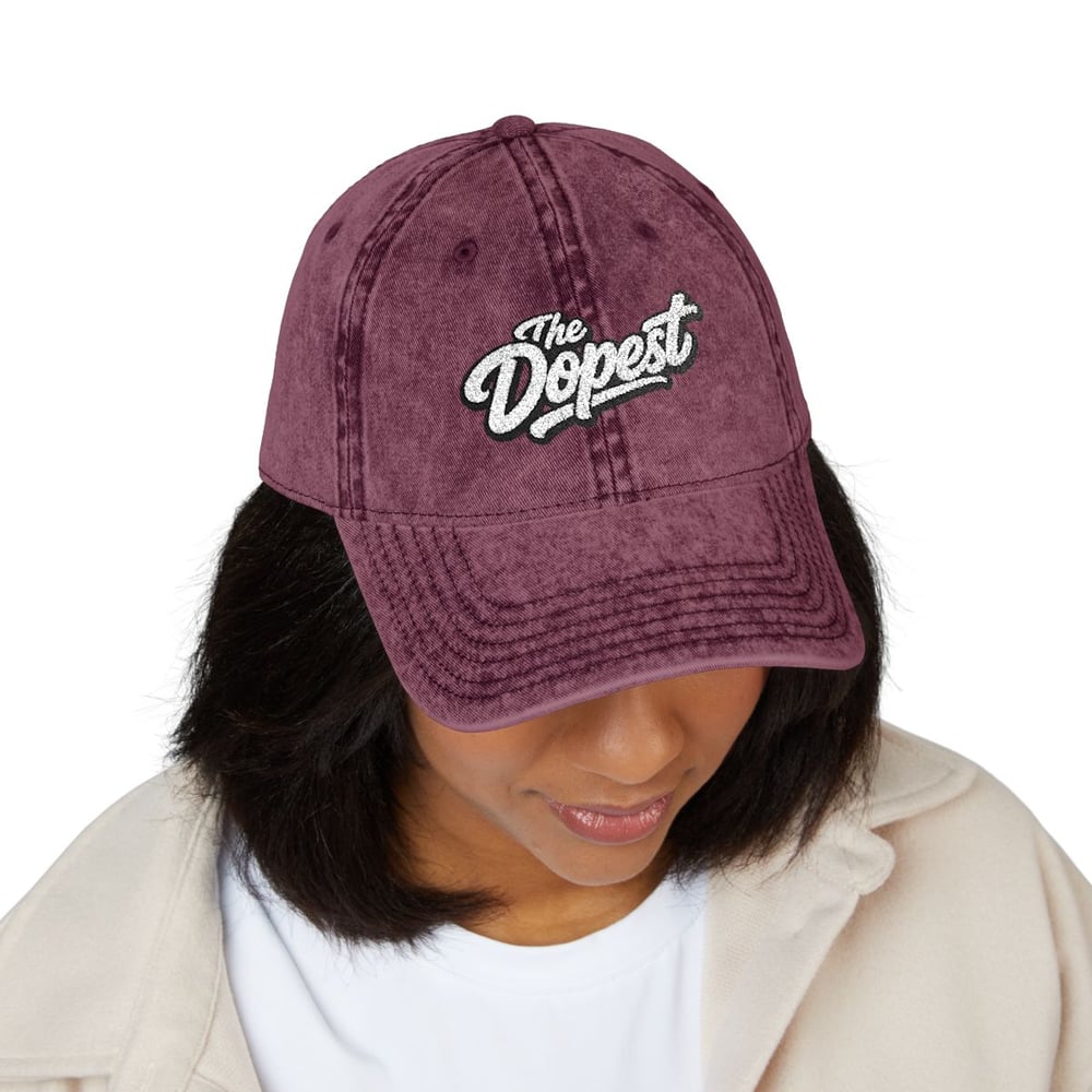 Image of Vintage Embroidered Cap — "The Dopest" Retro Baseball Hat