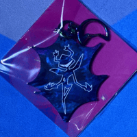Shiny acrylic Charm “Rocking Knight”