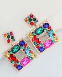 Image 2 of Rich Girl Gems Earrings 