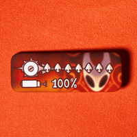 Button Pin "100%"