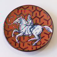 Jessica BRANDL | Blue Boy on horse in pattern