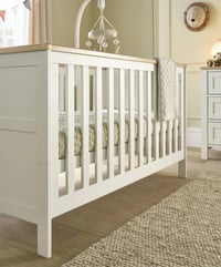 Image 2 of Mamas & Papas Wedmore Nursery Furniture - White / Oak