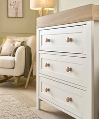Image 3 of Mamas & Papas Wedmore Nursery Furniture - White / Oak