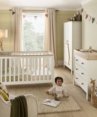Image 1 of Mamas & Papas Wedmore Nursery Furniture - White / Oak