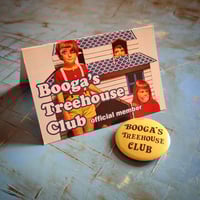 Image 4 of TANK GIRL "SUMMER LOVE SENSATION" 35th ANNIVERSARY COMIC - HEWLETT & MARTIN - badge, sticker, card