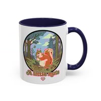 Image 4 of "A Little Nuts" Cute Woodland coffee mug  11/15oz