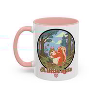 Image 8 of "A Little Nuts" Cute Woodland coffee mug  11/15oz