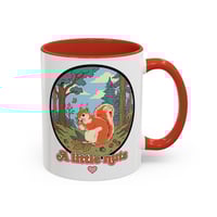 Image 10 of "A Little Nuts" Cute Woodland coffee mug  11/15oz