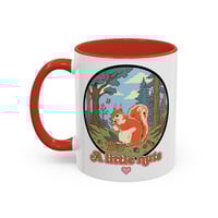 Image 11 of "A Little Nuts" Cute Woodland coffee mug  11/15oz