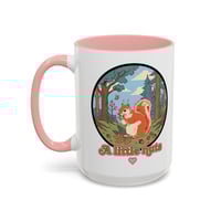 Image 20 of "A Little Nuts" Cute Woodland coffee mug  11/15oz