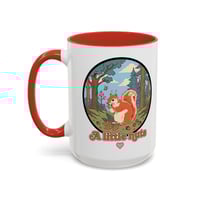 Image 23 of "A Little Nuts" Cute Woodland coffee mug  11/15oz