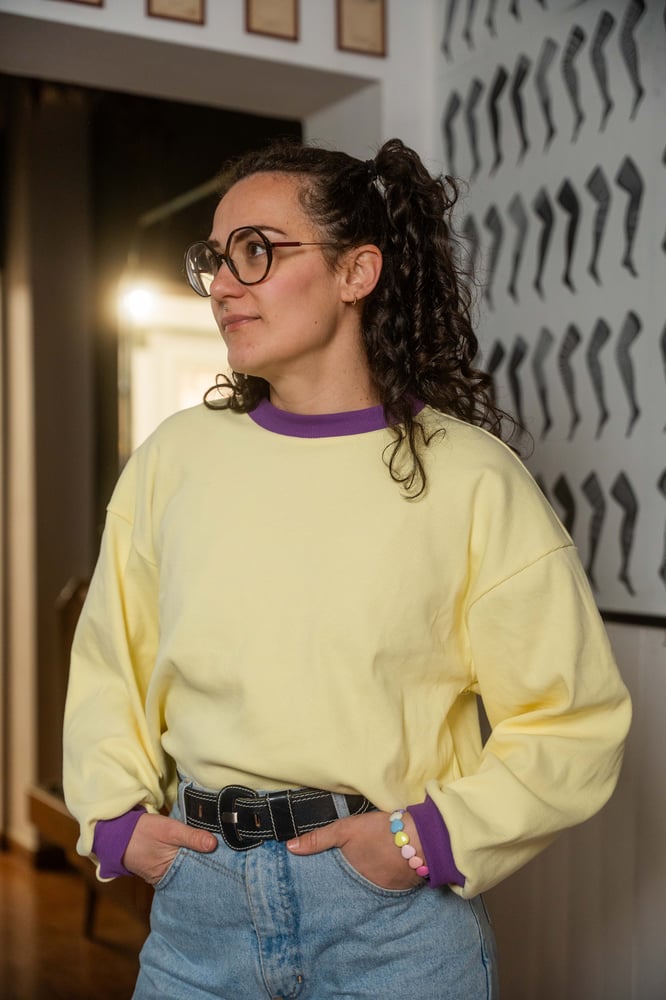 Image of Maglia Interlinea Burro