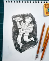 Image 2 of Cheap Pencil Challenge Astronaut no1