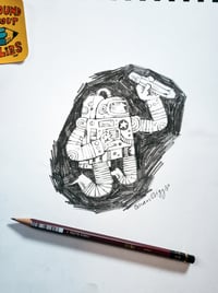 Image 2 of Cheap Pencil Challenge Astronaut no2