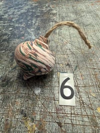 Image 7 of Marbled WOODEN BAUBLES 2 shapes available