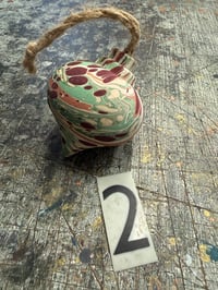 Image 3 of Marbled WOODEN BAUBLES 2 shapes available