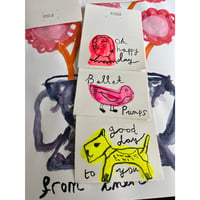 Image 1 of Hand painted cards 