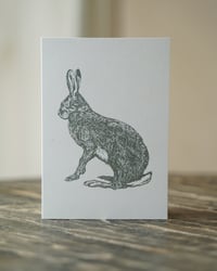 Hare Greetings Card