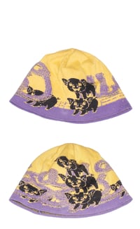 Luis Weber Beanie Yellow-Purple