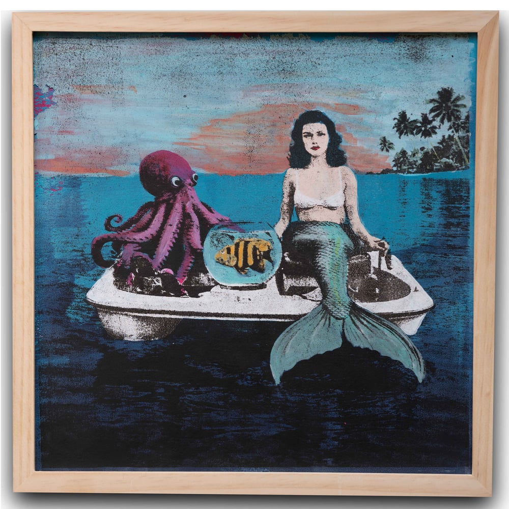 Image of "LA TRAVERSÉE D'IRÈNE" - Monotype Original (Edition Variée Limitée 10 ex.) 1 