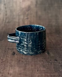Image 1 of Denim Painted Soup Bowl