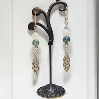 Image 3 of Celtic Knot Dangle Earrings 