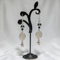 Image 1 of Hematite & Black Onyx Tree of Life 