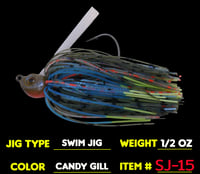 Image 16 of Poison Tail Swim Jig (Choose From Various Colors and Weights)