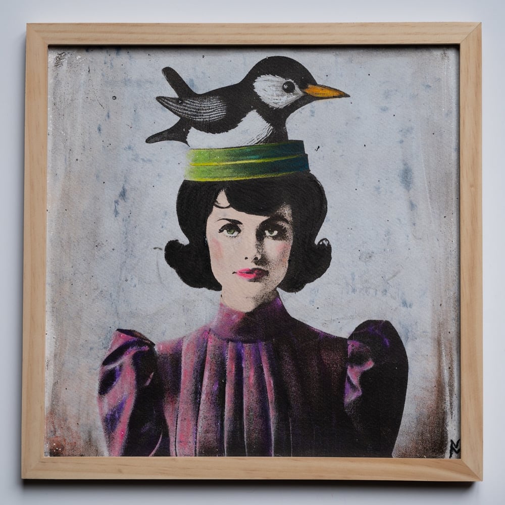 Image of "LA MESSAGÈRE" - Monotype Original (Édition variée limitée à 10 ex.) 