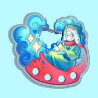 Acrylic Carabiner "Ralsei"