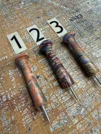 Image 3 of Hand Marbled Shaker Style Peg // sold individually YOU PICK