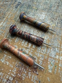 Image 2 of Hand Marbled Shaker Style Peg // sold individually YOU PICK