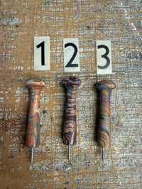 Image 4 of Hand Marbled Shaker Style Peg // sold individually YOU PICK