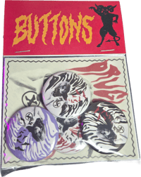 Image 1 of Studio Bicefala x Drugula's Crypt Collab Buttons