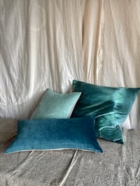 Image 2 of 508 - DEEP DIVE - hand dyed velvet with linen back